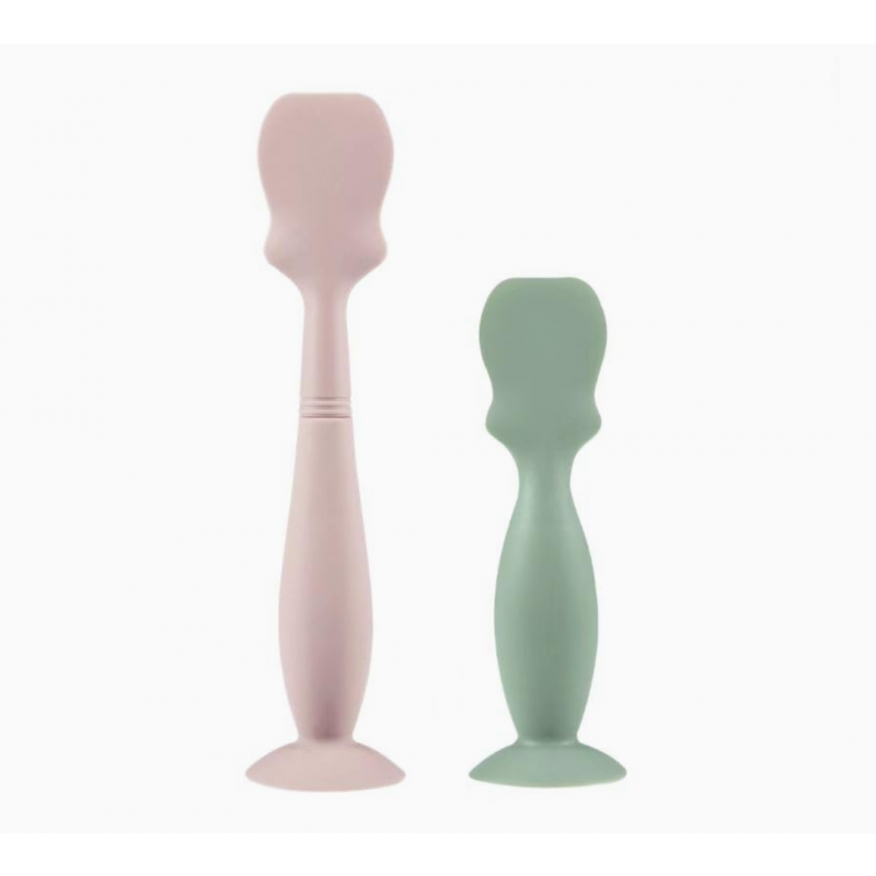 PandaEar 2 Pack Baby Diaper Cream Brush, Silicone Diaper Cream Applicator Baby Butt Paste