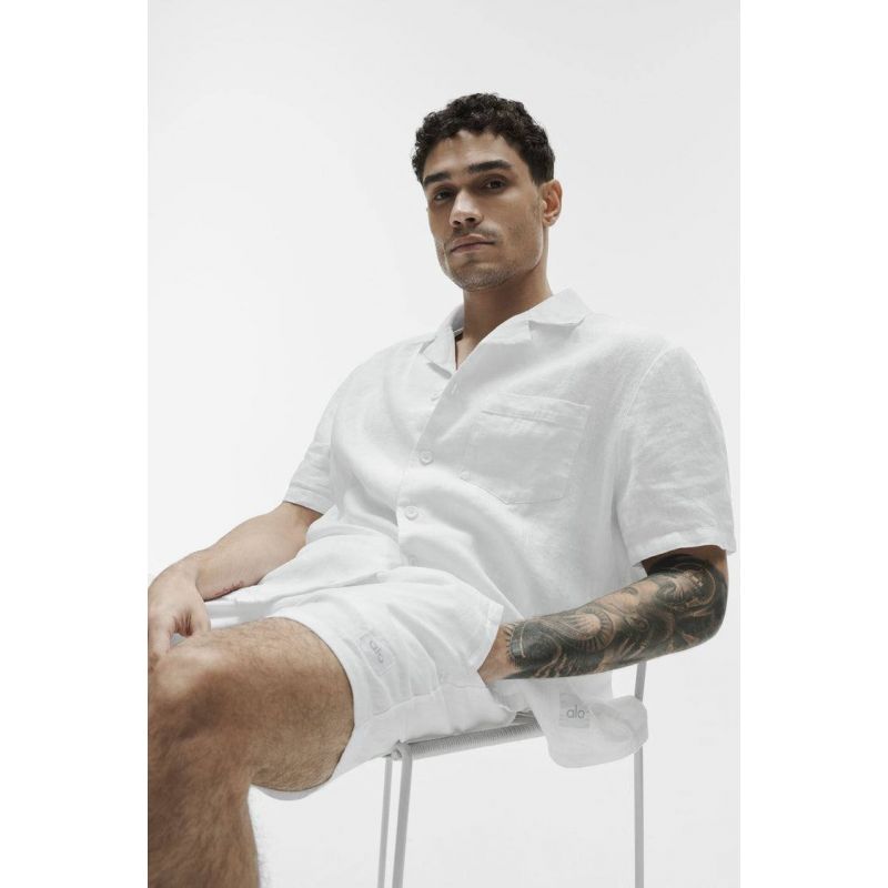 Linen Days Short Sleeve Button Up