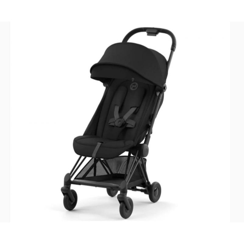 CYBEX - COYA COMPACT STROLLER, MATTE BLACK/SEPIA BLACK