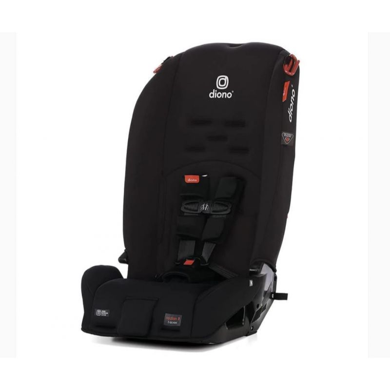DIONO - RADIAN 3R NARROW ALL-IN-ONE CONVERTIBLE CAR SEAT, BLACK JET