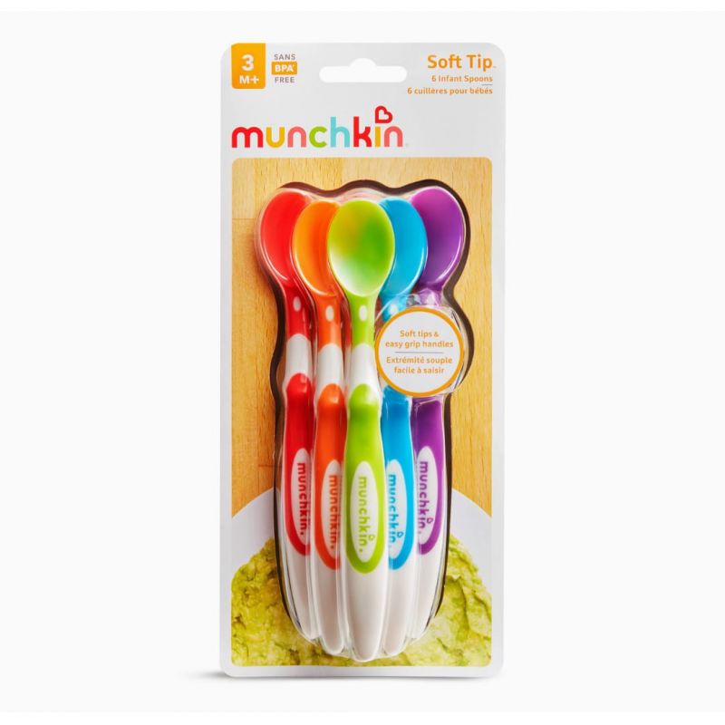 Munchkin® Soft Tip™ Infant Spoons, 6 Pack