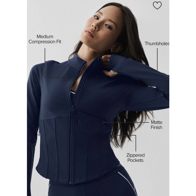 Airbrush Corset Full Zip Jacket