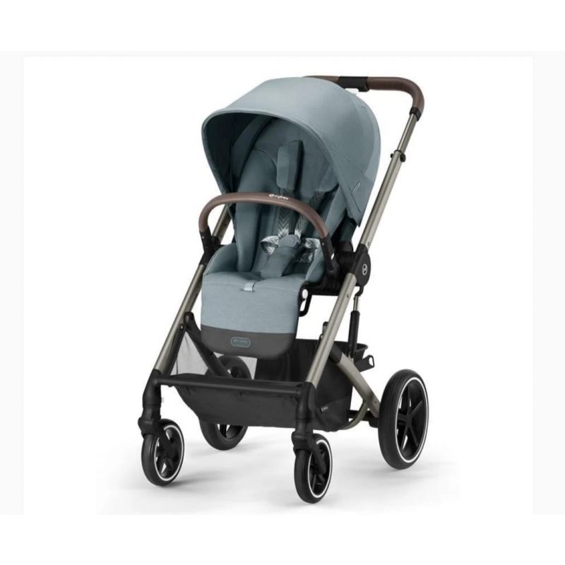 CYBEX - BALIOS S LUX 2 STROLLER, TAUPE FRAME/SKY BLUE