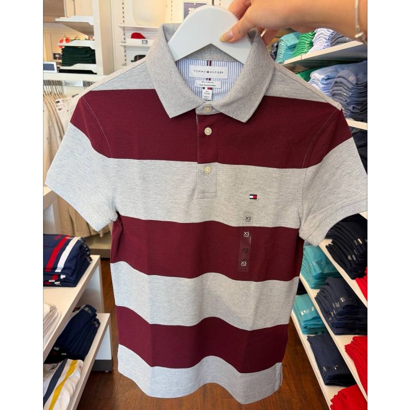 slim fit stretch polo