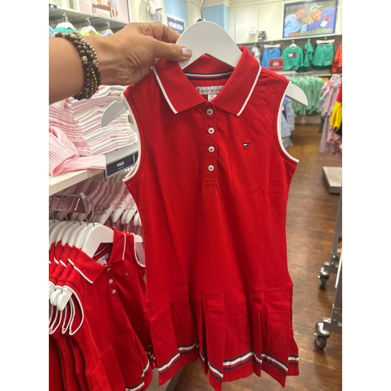 vestido polo sem manga