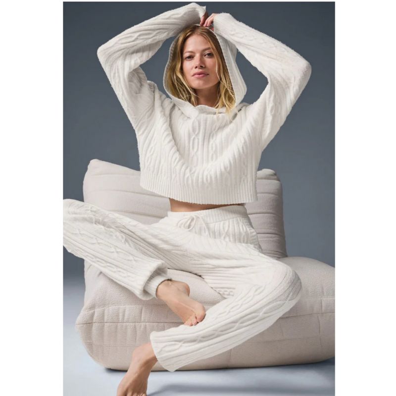 Cable Knit Winter Bliss Hoodie