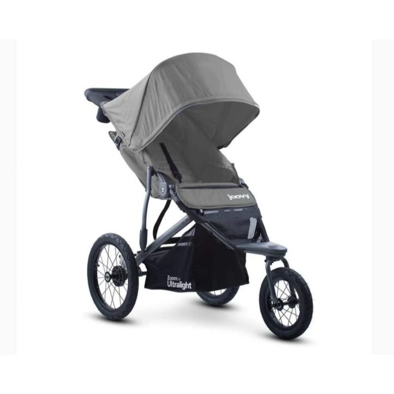 JOOVY - ZOOM 360 ULTRALIGHT JOGGING SINGLE STROLLER, CHARCOAL