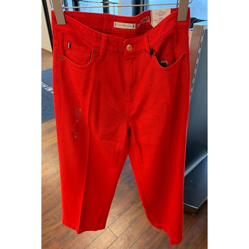 calça high rise wide leg