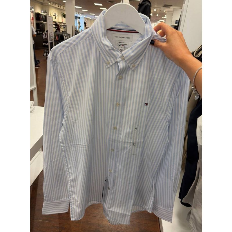Camisa social manga longa REGULAR fit stretch nylon