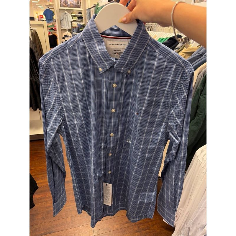 Camisa social manga longa REGULAR fit stretch nylon