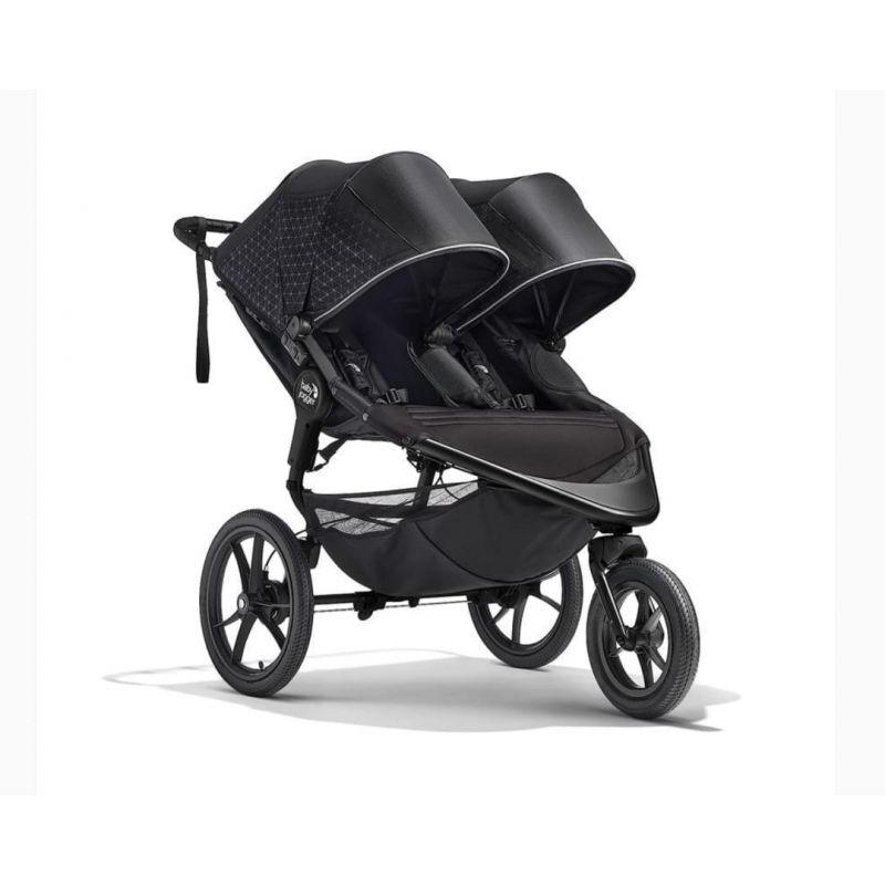 BABY JOGGER - SUMMIT X3 JOGGING DOUBLE STROLLER, MIDNIGHT BLACK