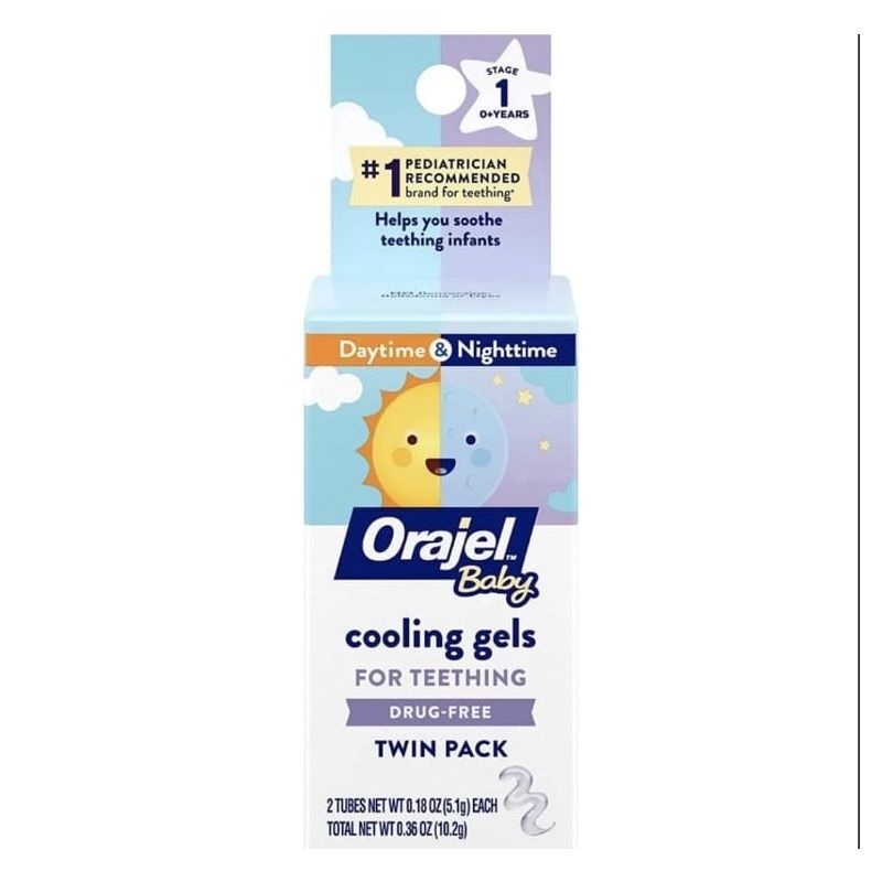 Orajel Baby Cooling Tablets for Teething with Vitamin D