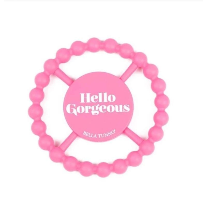 BELLA TUNNO - HELLO GORGEOUS TEETHER, PINK