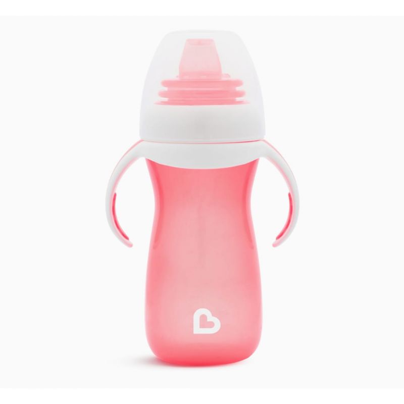 Munchkin® Gentle™ Transition Sippy Cup with Trainer Handles, 10 Ounce, Pink