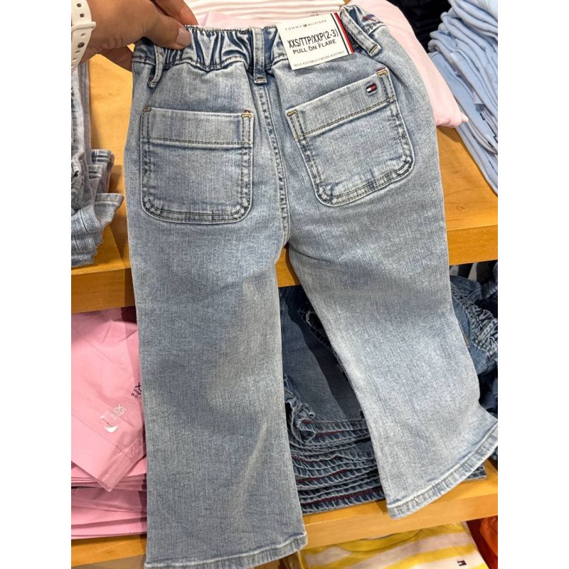 calça jeans pull on Flare