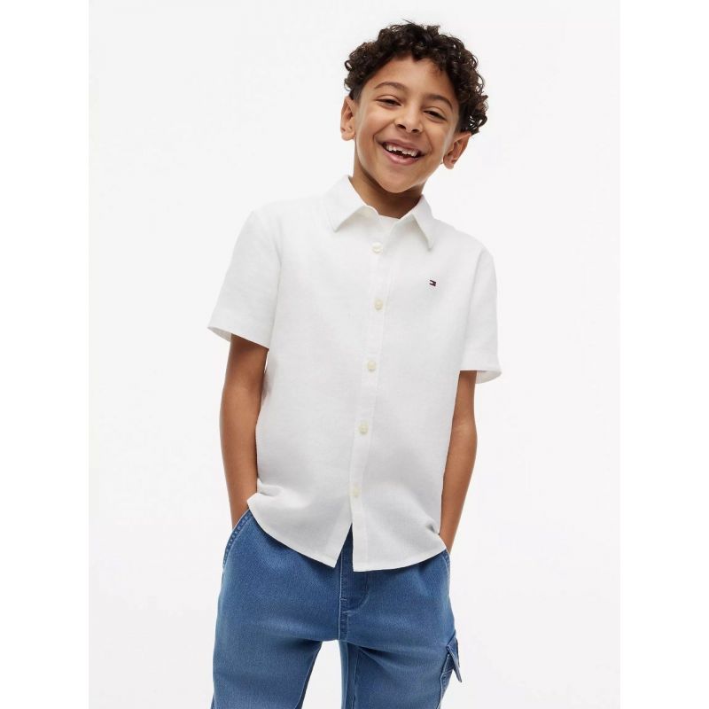 Kids Linen-Cotton Blend Shirt
