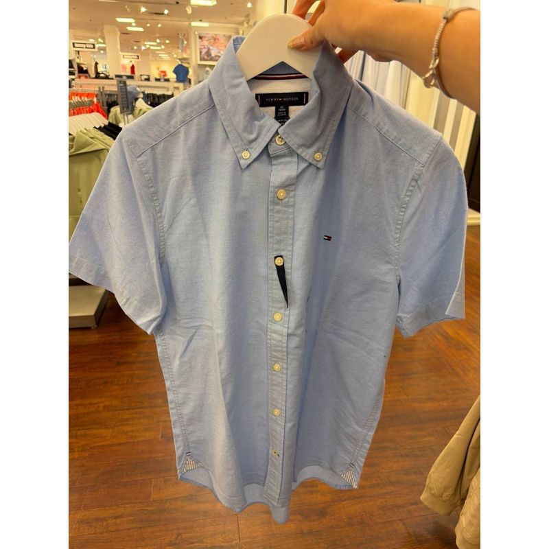 Camisa social manga curta REGULAR fit stretch cotton