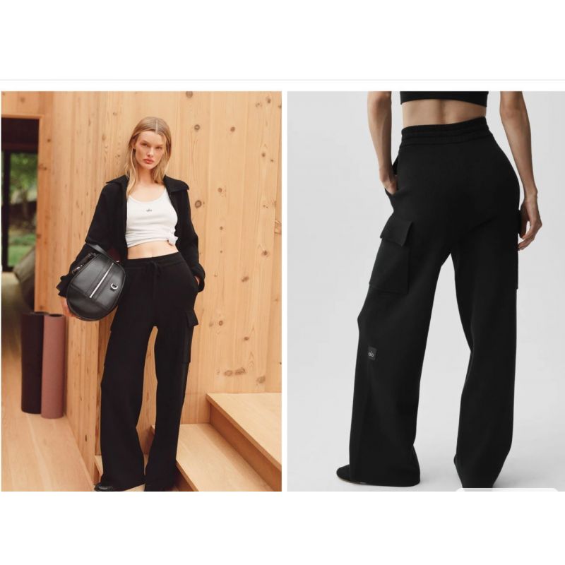 Scholar Knit High-Waist Cargo Pant