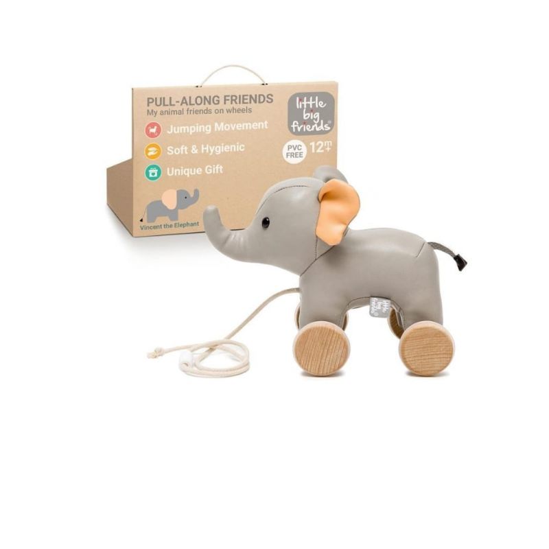LITTLE BIG FRIENDS - PULL ALONG FRIENDS, VINCENT THE ELEPHANT