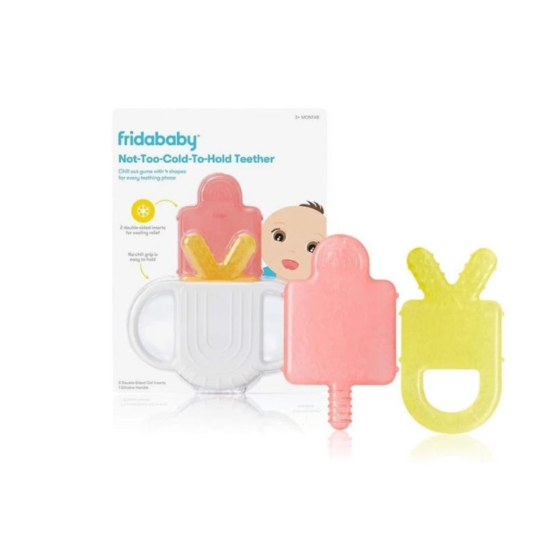 FRIDABABY - 2PK NOT-TOO-COLD-TO-HOLD SILICONE TEETHER