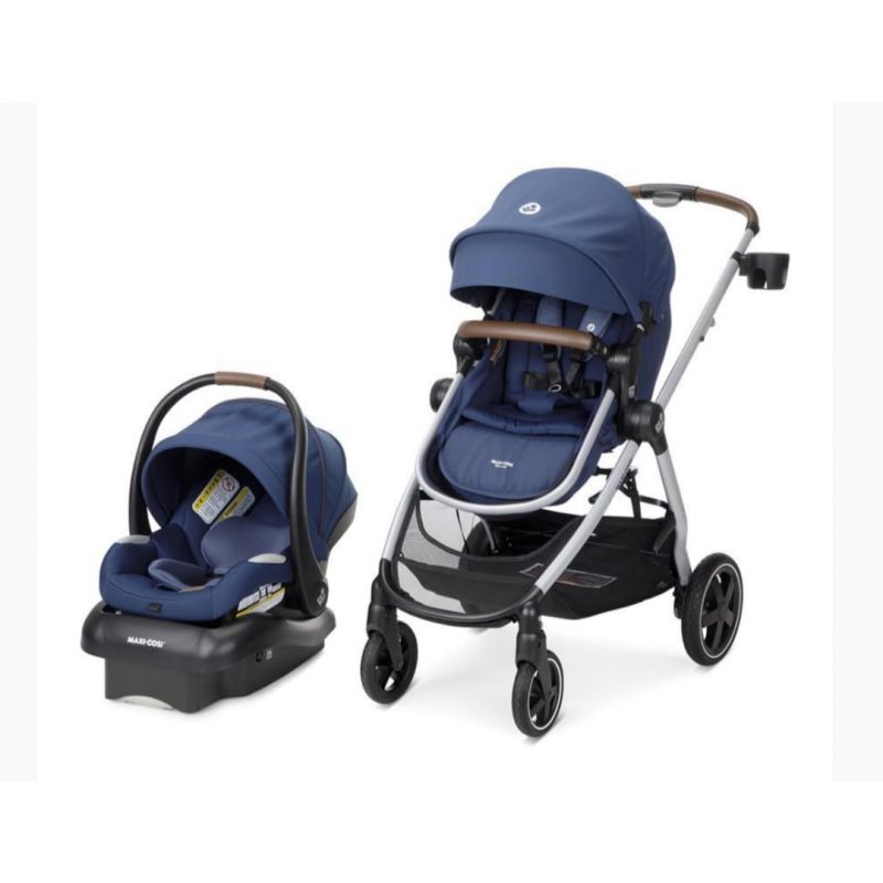 MAXI-COSI - ZELIA 2 LUXE 5-IN-1 MODULAR TRAVEL SYSTEM, NEW HOPE NAVY