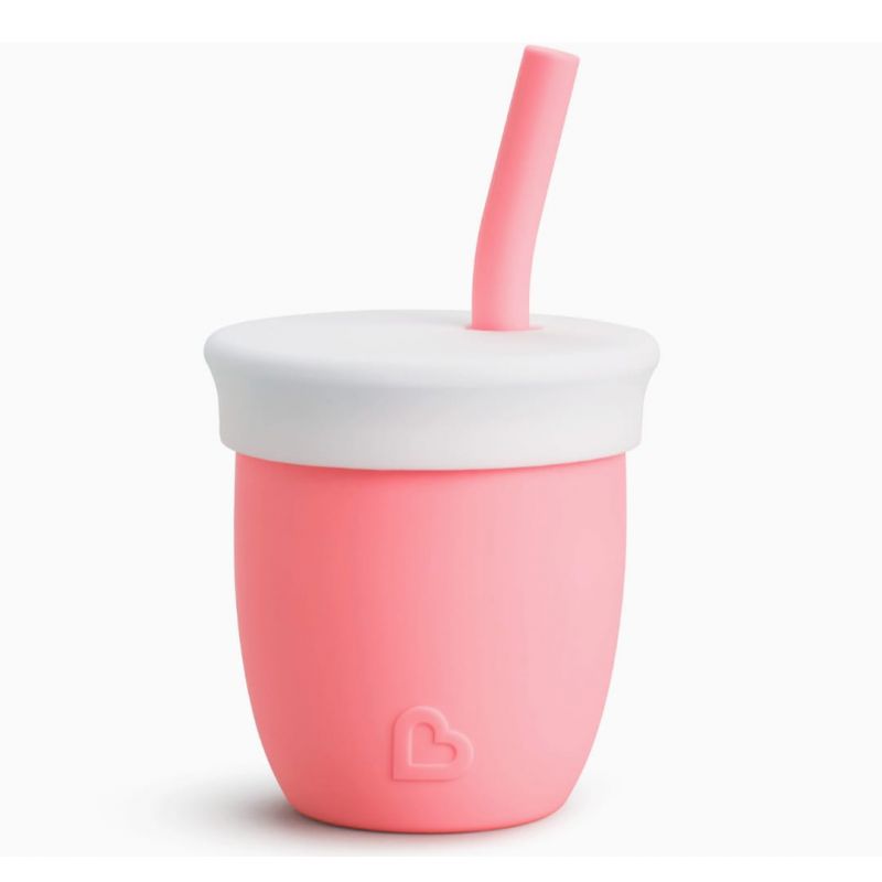 Munchkin® C’est Silicone!™ Training Sippy Cup with Handles and Lid for Babies and Toddlers