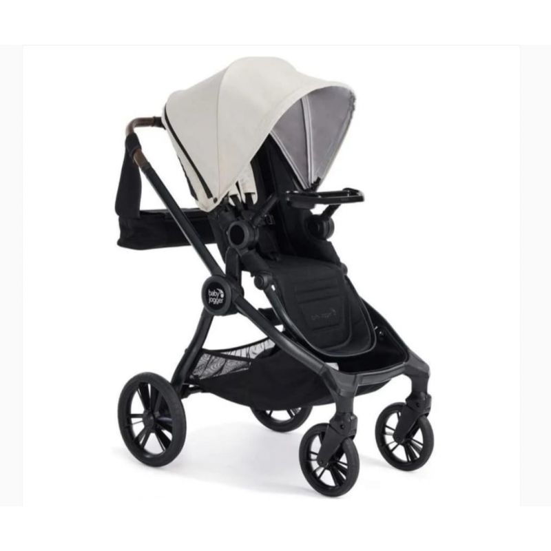 BABY JOGGER - CITY SIGHTS STROLLER BUNDLE, FROSTED IVORY