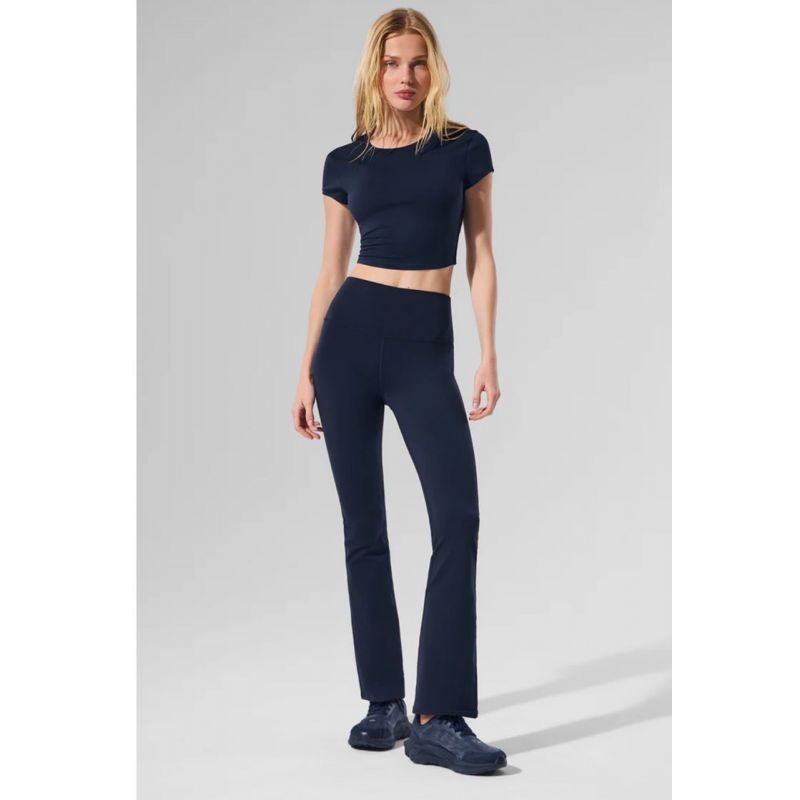 Airbrush High-Waist Bootcut Legging (Short)