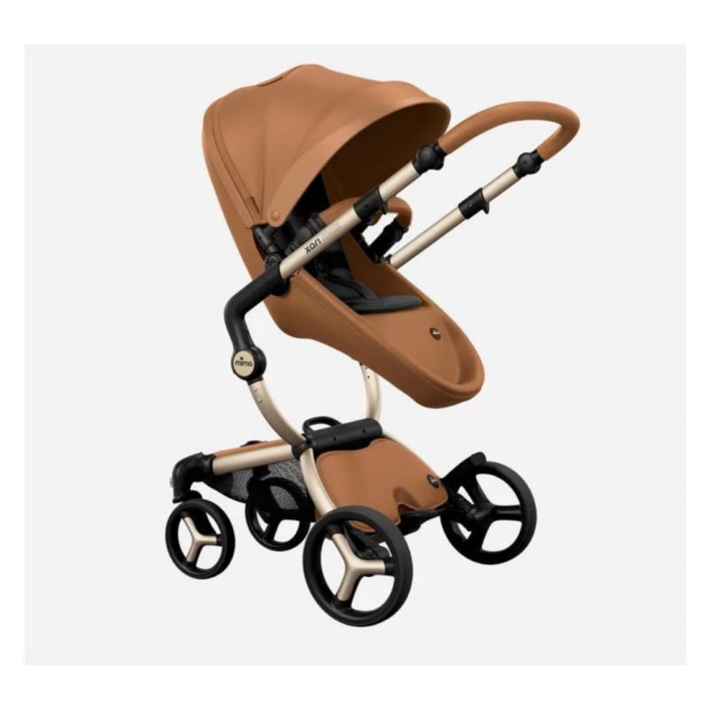 MIMA - XARI MAX STROLLER, CHAMPAGNE/BLACK/CAMEL