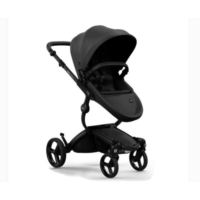  MIMA - XARI MAX STROLLER BLACK CHASSIS/BLACK SEAT BOX/STONE-WHITE STARTER PACK