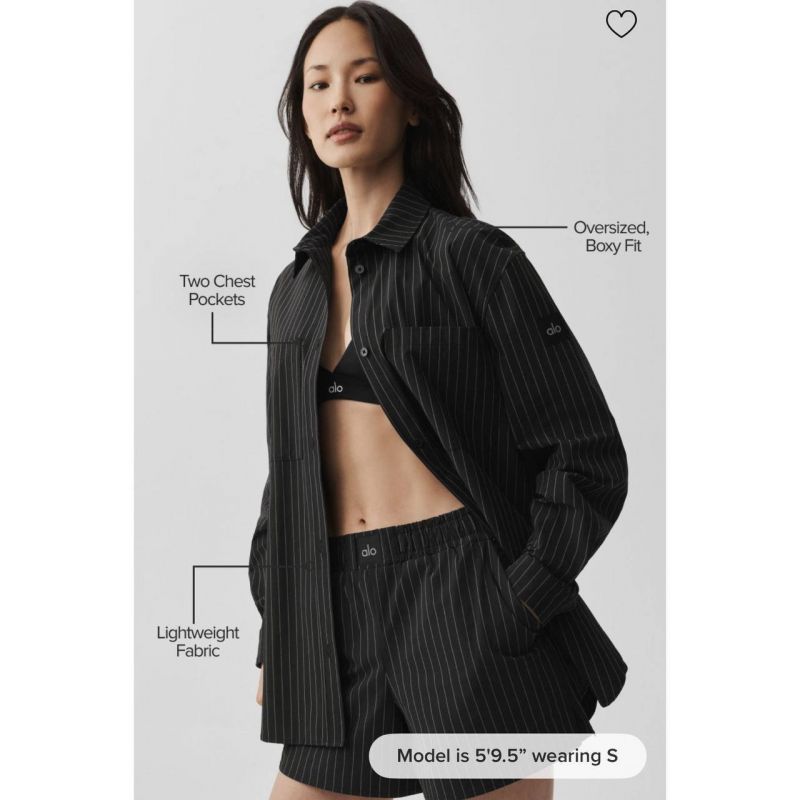 Pinstripe Daylight Button Down Long Sleeve