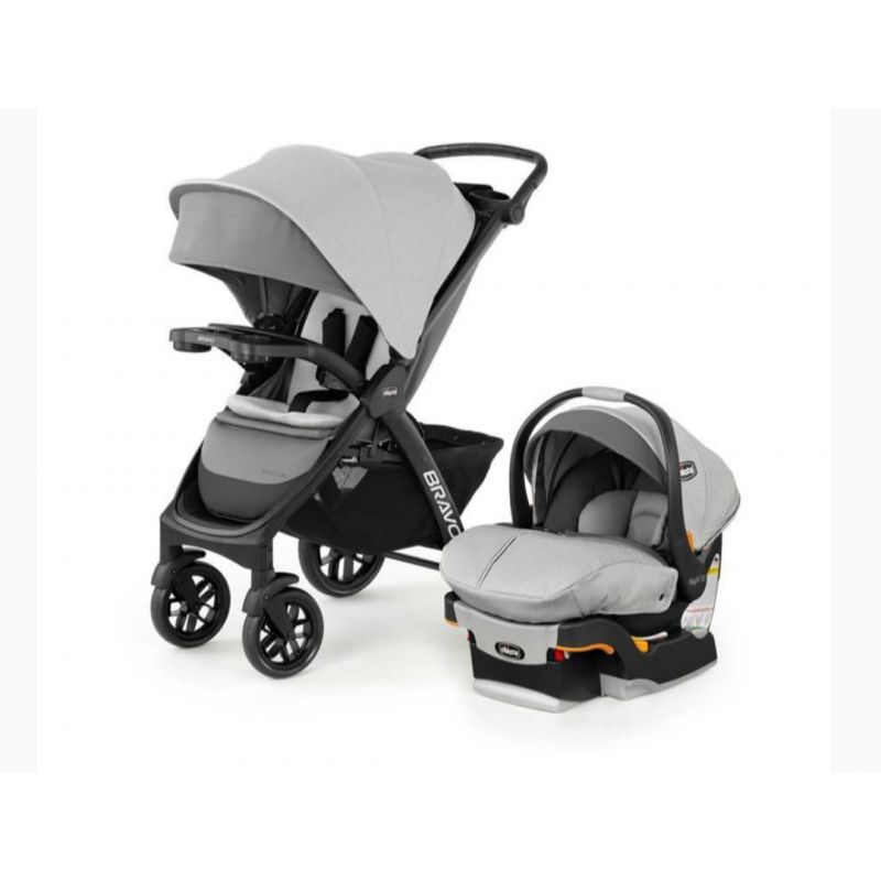 CHICCO - BRAVO LE TRIO TRAVEL SYSTEM, DRIFTWOOD
