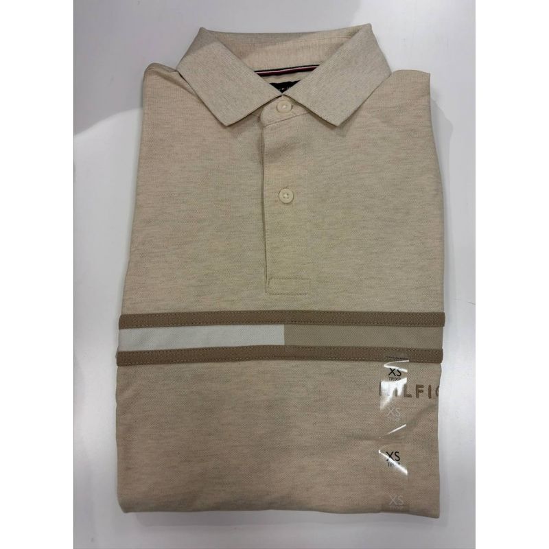 Polo Regular Fit Stretch manga curta