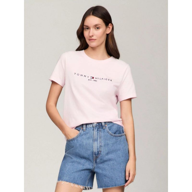 Embroidered Tommy Logo T-Shirt