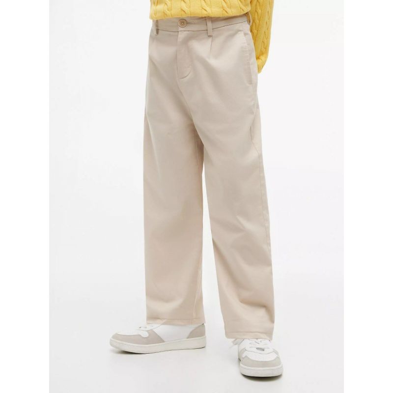 Kids Pleated Chino Pant