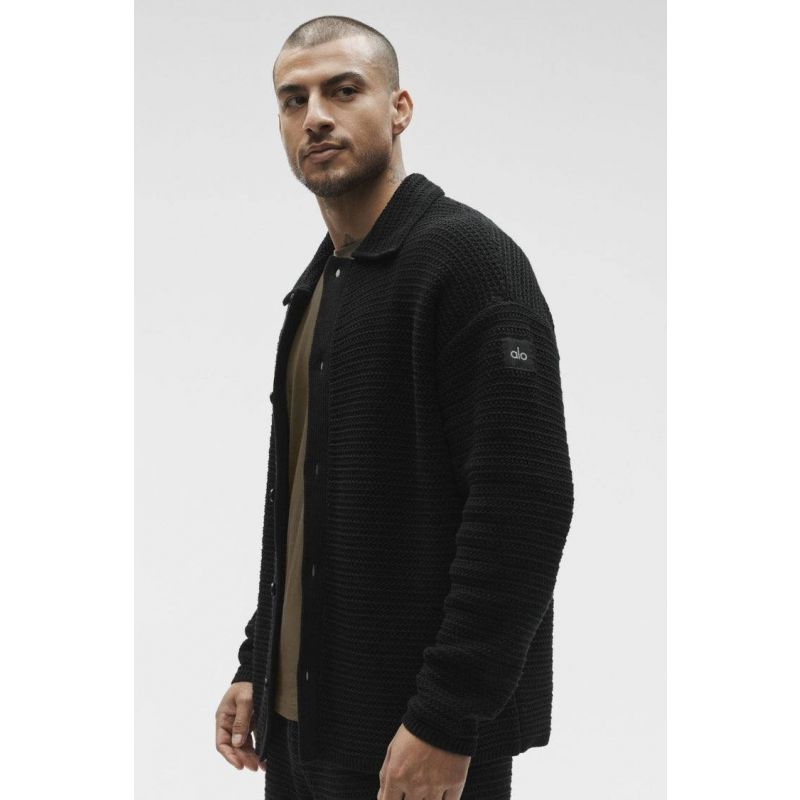 Shift Knit Button Up Long Sleeve