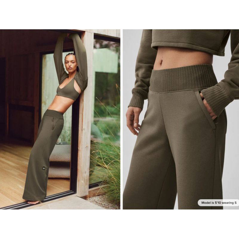 Semi-Sheer Delicate Lounge Flare Pant (Long)