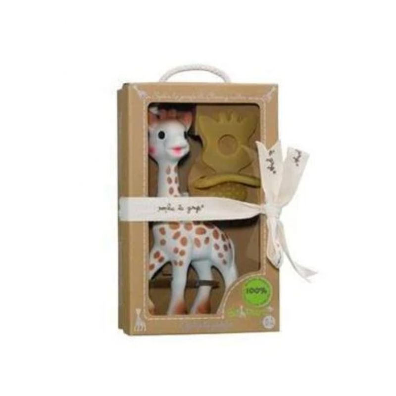 VULLI SO'PURE SOPHIE THE GIRAFFE AND NATURAL CHEWING RUBBER