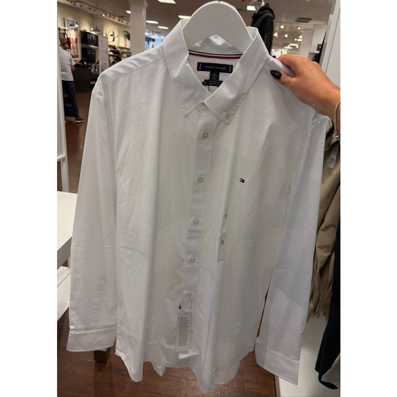 Camisa social manga longa REGULAR fit stretch nylon