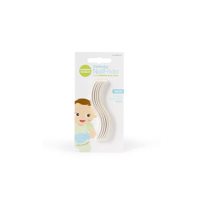Frida Baby NailFrida The S-Curved Nail Files (5 Pack) White