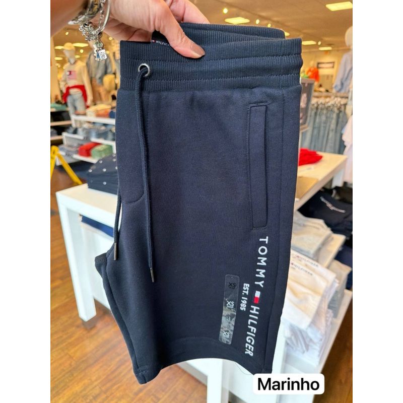 Bermuda de moletom com fleece