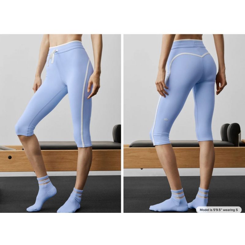 Airbrush High-Waist Race Pace Capri