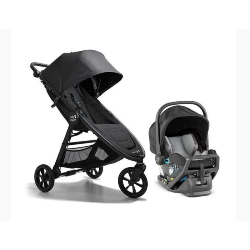 BABY JOGGER - CITY MINI GT2 TRAVEL SYSTEM, OPULENT BLACK