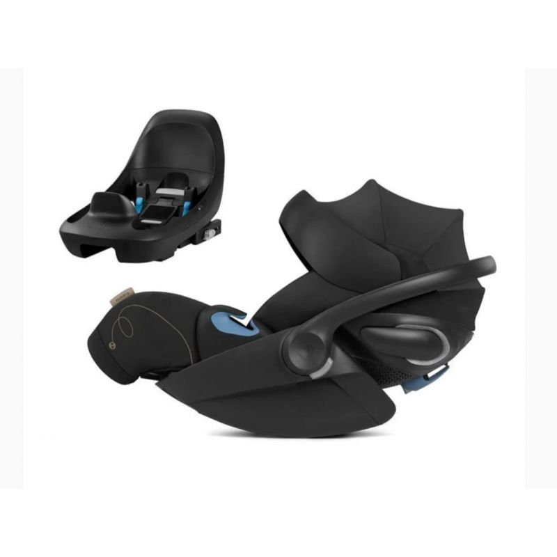 CYBEX - CLOUD G LUX SENSORSAFE COMFORT EXTEND INFANT CAR SEAT, MOON BLACK