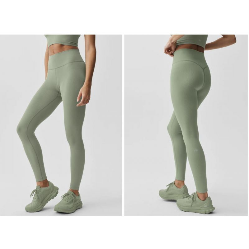Seamless Modal Ribbed High-Waist 7/8 Legging