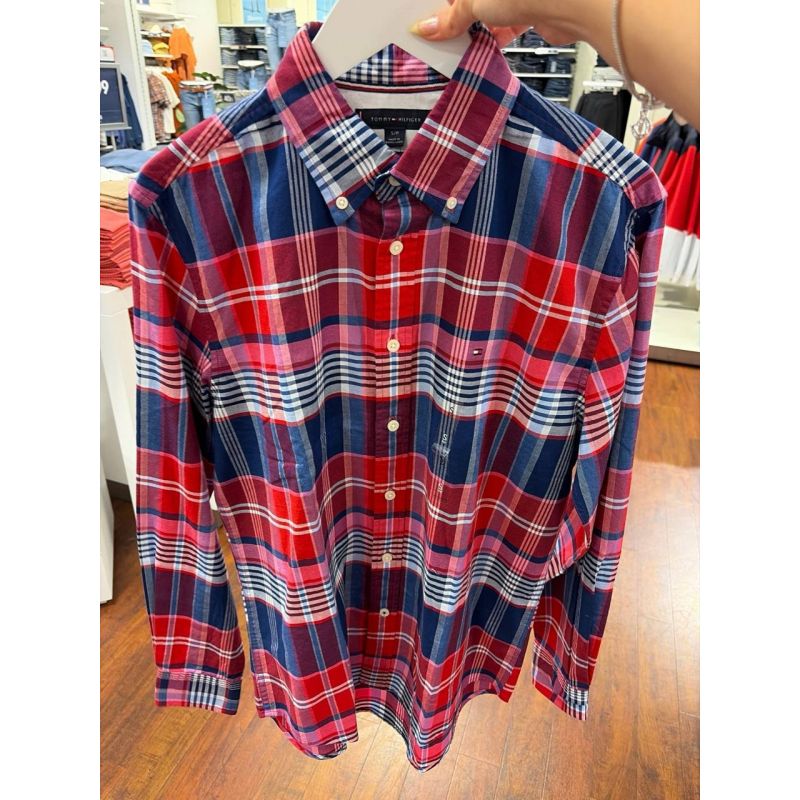 camisa regular fit manga longa