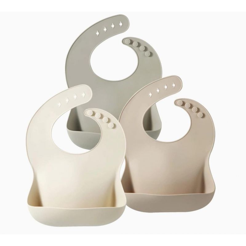andaEar Silicone Bibs for Babies Toddlers Girls