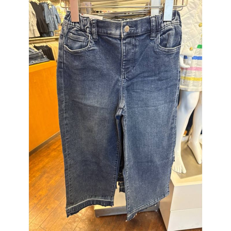 calça jeans pull on Wide Leg