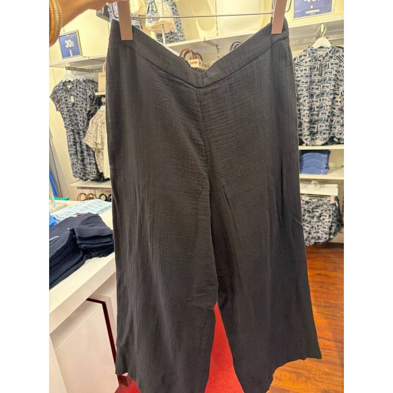 calça wide leg  gauze