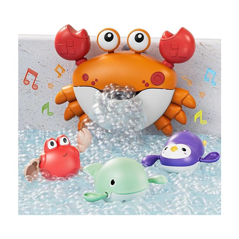 TUMAMA Baby Bath Toy,Musical Bath Bubble Maker Machine